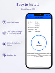 F10 Series | Cell Phone Signal Booster For All European Carriers on Band 3/20 | 70dB Max Gain Cellular Repeater | Boost 4G LTE 3G GSM Signals | Comes with Omni-directional Antenna