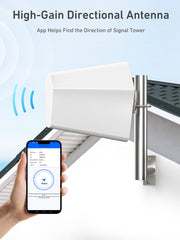 F10 Series | Cell Phone Signal Booster For All European Carriers on Band 3/20 | 70dB Max Gain Cellular Repeater | Boost 4G LTE 3G GSM Signals | Comes with Directional Antenna