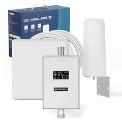 F10 Series | Cell Phone Signal Booster For All European Carriers on Band 3/7 | 70dB Max Gain Cellular Repeater | Boost 4G LTE 3G GSM Signals | Comes with Omni-directional Antenna